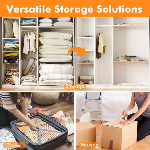 GONGSHI Vacuum Storage Bags (3 x Jumbo, 3 x Large, 3 x Medium, 3 x Small), Space Saver Sealer Compression Bags with Travel Hand Pump GONGSHI Vacuum Storage Bags (3 x Jumbo, 3 x Large, 3 x Medium, 3 x Small), Space Saver Sealer Compression Bags with Travel Hand Pump