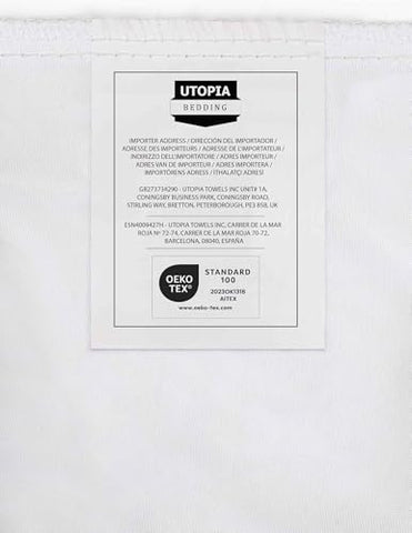 Utopia Bedding Waterproof Mattress Protector Single Bed 90 x 190 cm, Fits Up to 40 cm Deep Mattresses, Premium Terry Single Mattress Protector, All Around Elastic, Single Mattress Cover