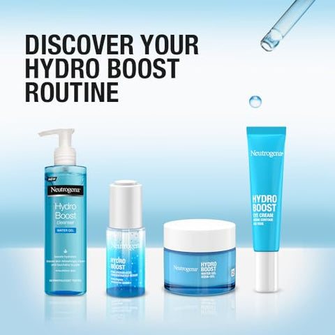 Neutrogena Hydro Boost Water Gel Face Moisturiser, with Hyaluronic Acid for Dry Skin, 50 ml (Pack of 1) Packaging may vary