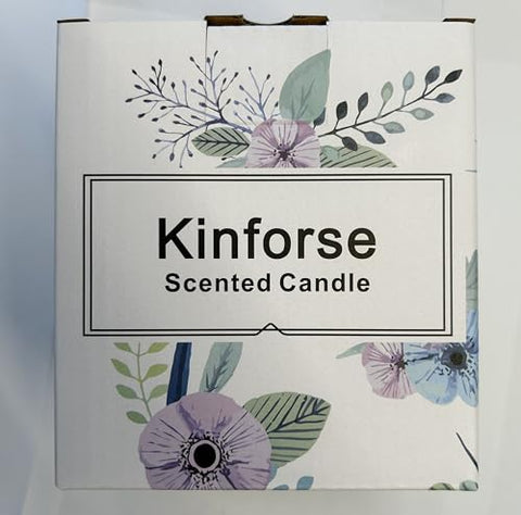 Kinforse Enchanting Owl Scented Candle Gifts for Her – Luxurious Sweet Orange Aromatherapy Candles, Unique Birthday Gifts for Women, Relaxing Bath & Home Set for Best Friends, Wife, Mother
