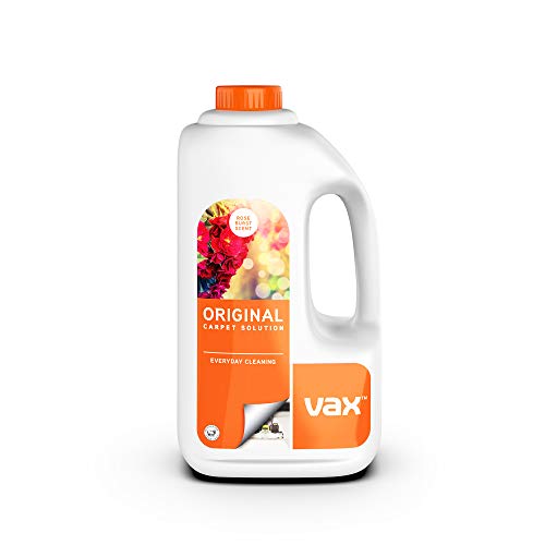 Vax Original 1.5L Carpet Cleaner Solution, Stain Remover Shampoo, Rose Burst Scent, Suitable for Everyday Cleaning, 1-9-142055, White