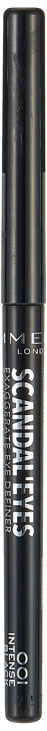 Rimmel London Scandaleyes Exaggerate Eye Definer, 001 Intense Black, 0.35g