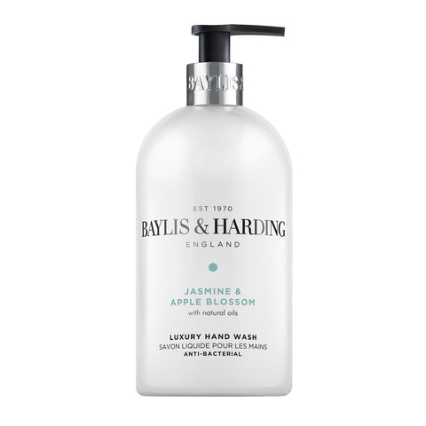 Baylis & Harding Jasmine and Apple Blossom Anti-Bacterial Hand Wash, 500 ml (Pack of 3) - Vegan Friendly
