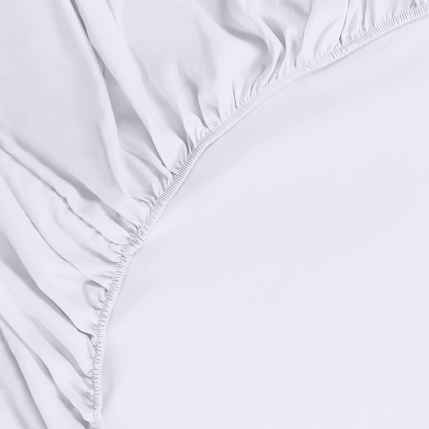 Utopia Bedding Fitted Sheet Single (2 Pack), White - Deep Pocket 14 inch (35 cm) - Easy Care - Soft Brushed Microfibre Fabric - Shrinkage and Fade Resistant - Bottom Sheet