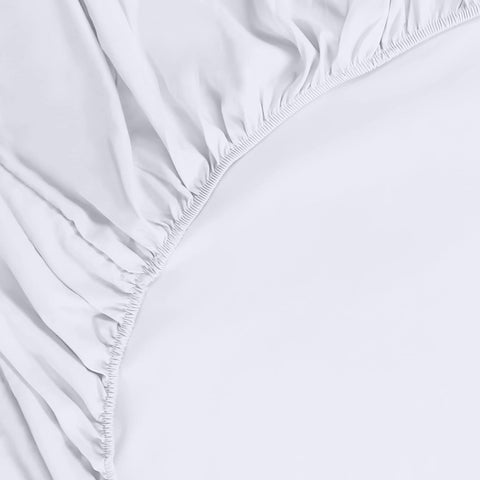 Utopia Bedding Fitted Sheet Single (2 Pack), White - Deep Pocket 14 inch (35 cm) - Easy Care - Soft Brushed Microfibre Fabric - Shrinkage and Fade Resistant - Bottom Sheet
