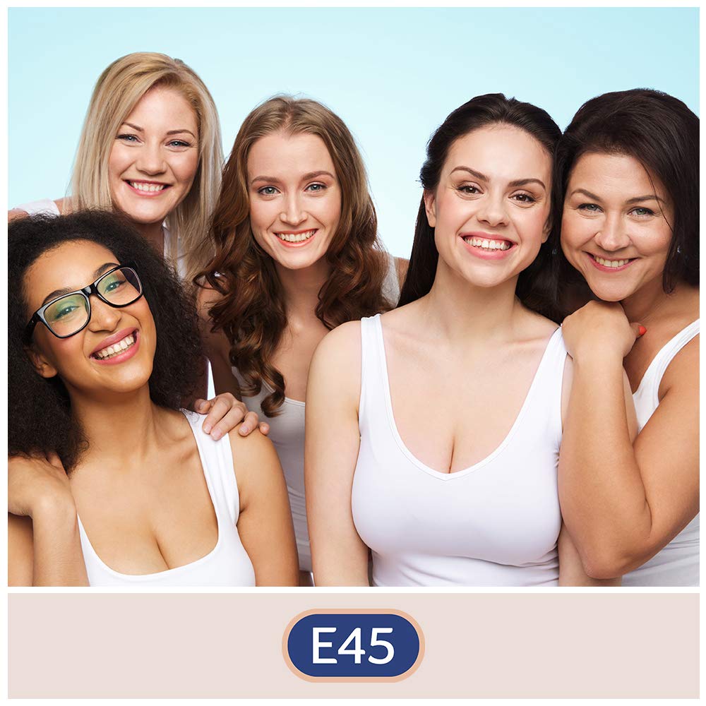 E45 Cream 500 g – E45 Cream for Dry, Irritated Skin – Moisturiser to Soothe Dry & Sensitive Skin - Dermatologically Tested Eczema Dermatitis Cream – Non-Greasy Body Face Hand Cream – Clinically Proven