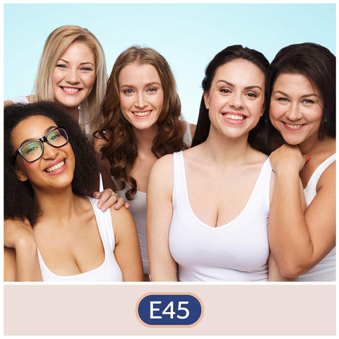 E45 Cream 500 g – E45 Cream for Dry, Irritated Skin – Moisturiser to Soothe Dry & Sensitive Skin - Dermatologically Tested Eczema Dermatitis Cream – Non-Greasy Body Face Hand Cream – Clinically Proven