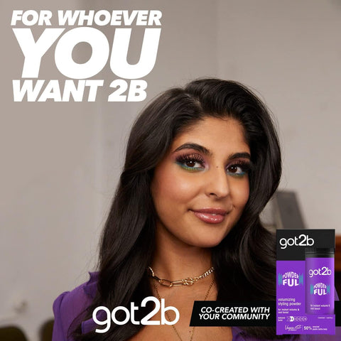 got2b POWDERful Volumising Styling Powder 10 g, Natural Hold, Powder Hair Styling, Volumising Styling Hair Powder, Instant Volume from the Roots, Vegan Formula