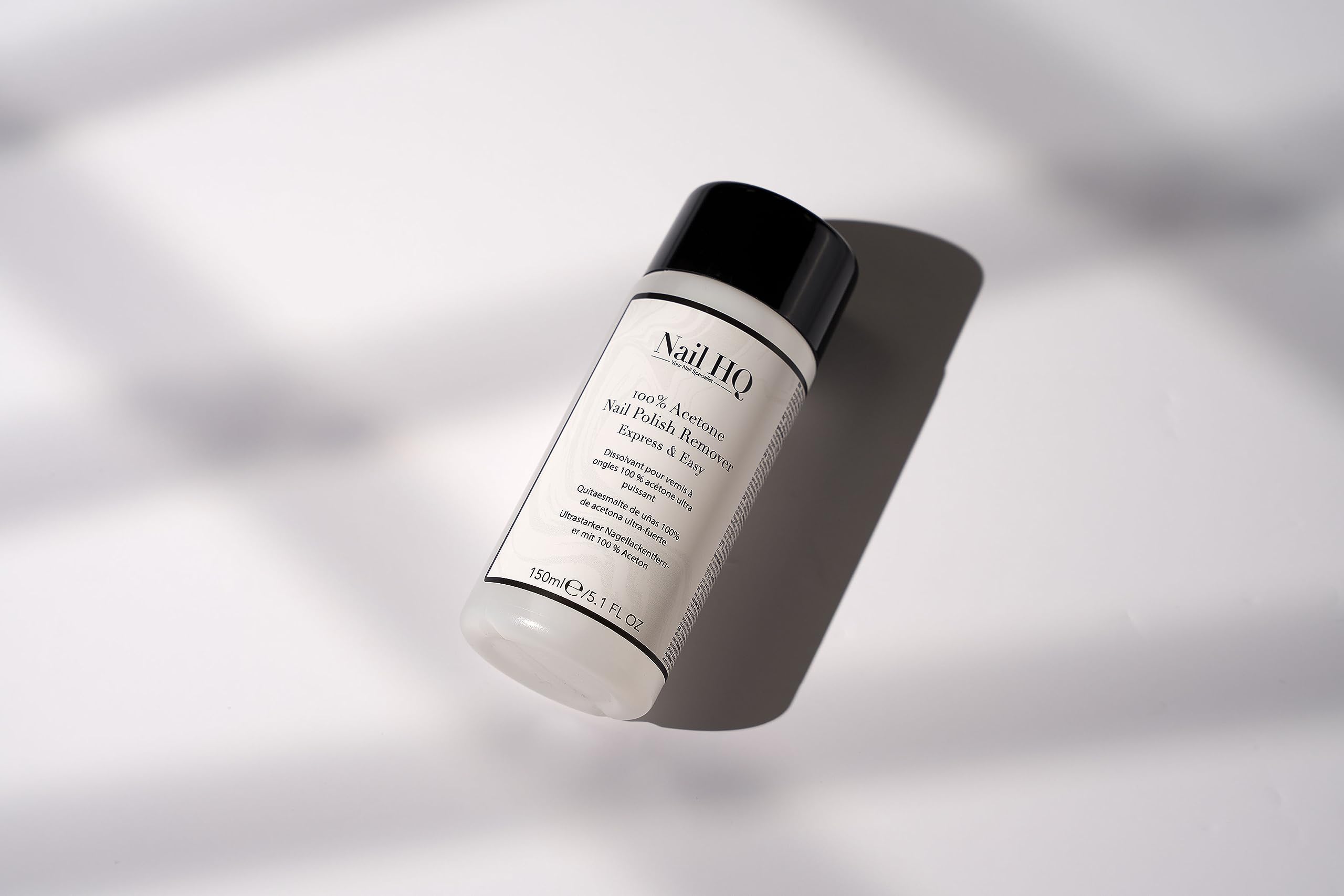 Nail HQ 100% Acetone Nail Polish Remover - 150ml - Express & Easy