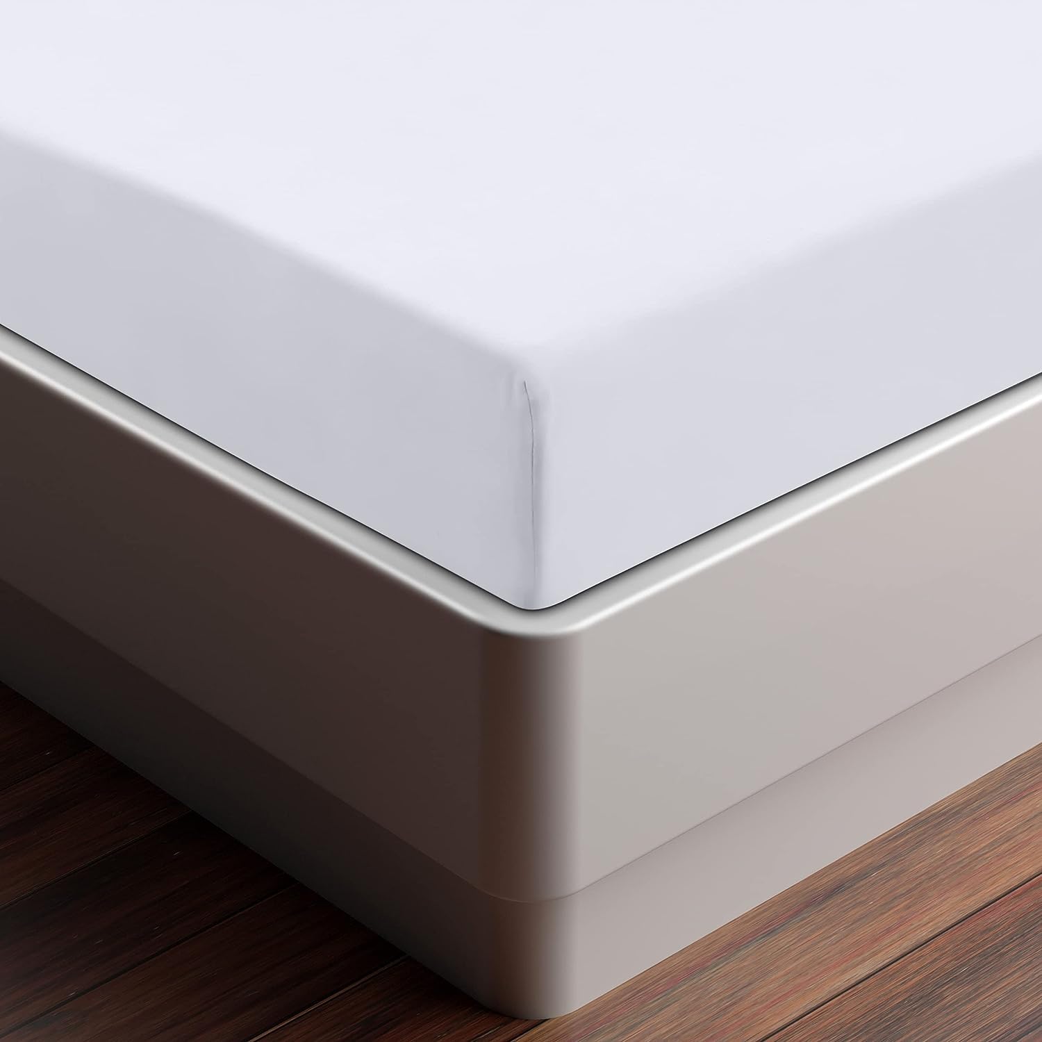 Utopia Bedding Fitted Sheet Single (2 Pack), White - Deep Pocket 14 inch (35 cm) - Easy Care - Soft Brushed Microfibre Fabric - Shrinkage and Fade Resistant - Bottom Sheet