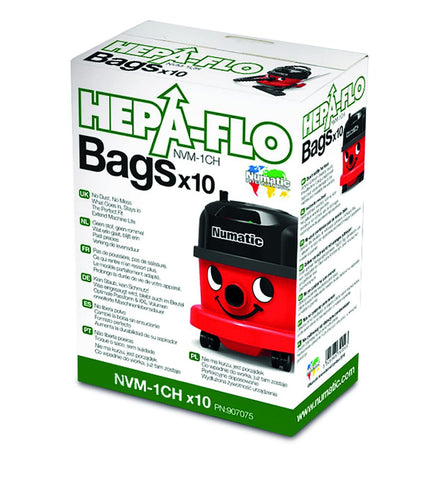 Numatic Numatic Henry Cleaner Bags - 1 Box (Pack of 10), White