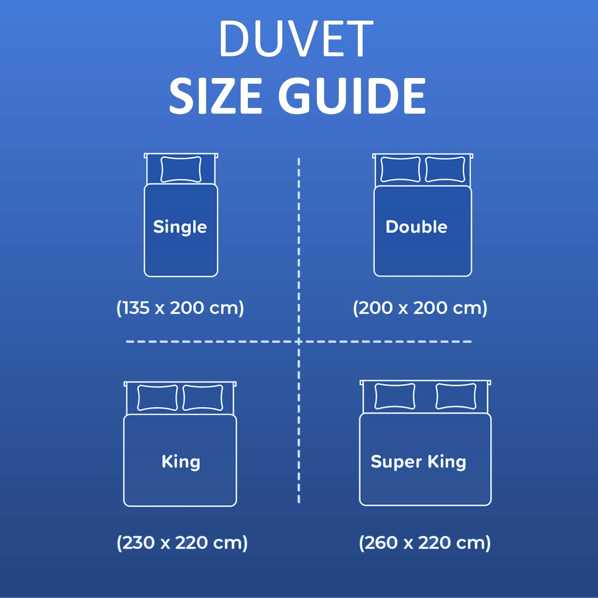 Hafaa Double Duvet 10.5 Tog All Season Anti Allergy Duvets Hollowfibre Filling Thick and Warm Duvet Double - UK Made Quilt