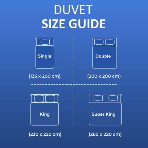 Hafaa Double Duvet 10.5 Tog All Season Anti Allergy Duvets Hollowfibre Filling Thick and Warm Duvet Double - UK Made Quilt