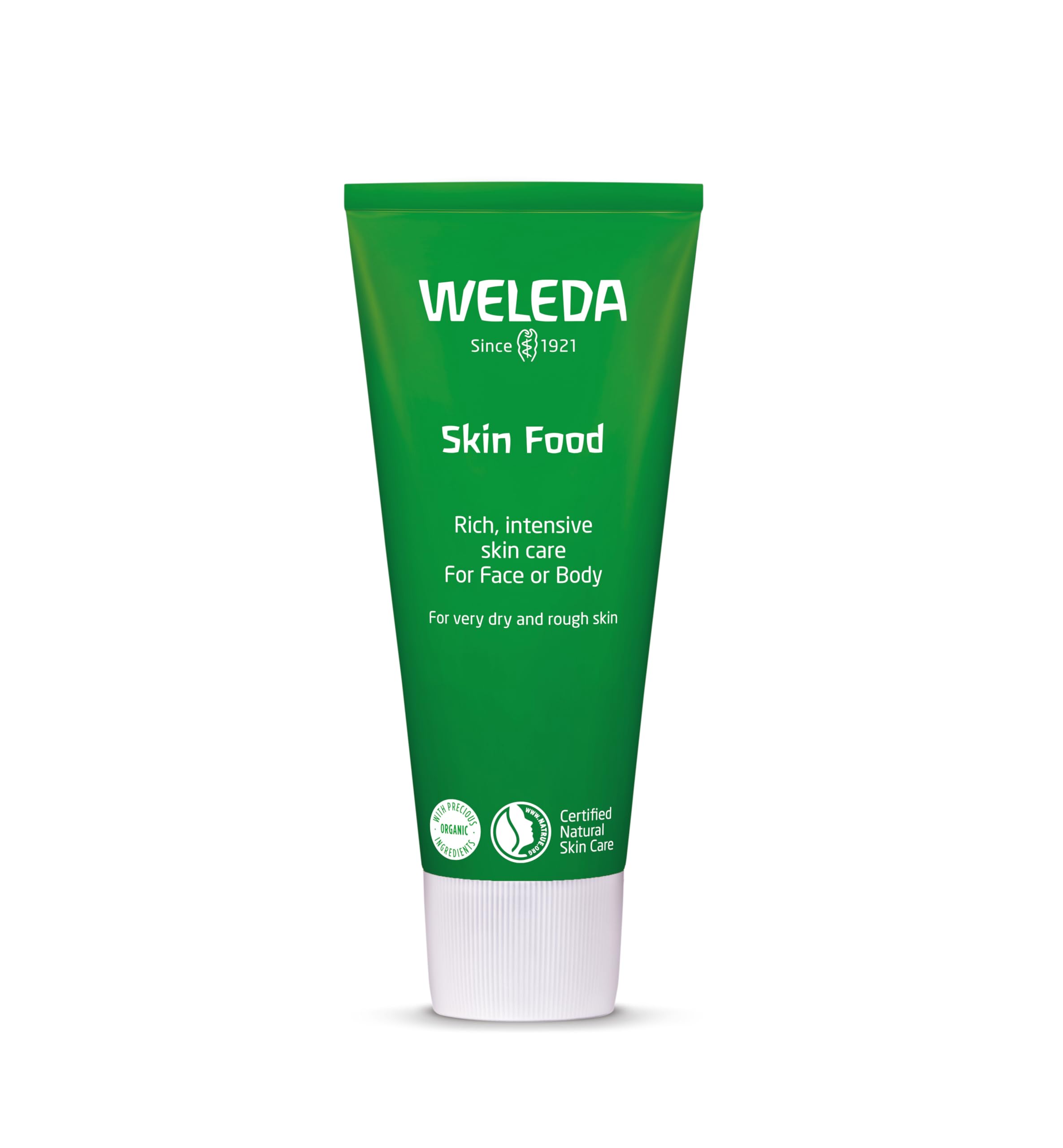 Weleda Skin Food, Dry Skin Moisturiser, Moisturising Cream & Primer, Face & Body, For Men & Women, Multiple Uses, 100% Certified Natural, Organic, 75ml