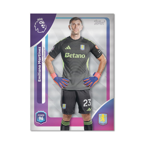 Topps Premier League 2026 - Debut Edition - Hall of Fame Super Tin #1. Contains 50 cards plus 3 Hall of Fame LE cards.