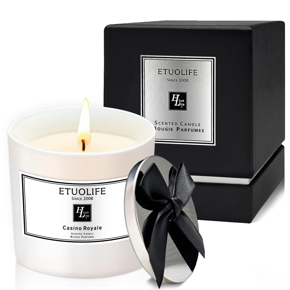 Candles Gifts for Women Men,High-end Luxury Scented Candle Gift Aromatherapy Natural Soy Wax Candles for Home,Promotes Sleep Relieves Stress Perfect for Bath Yoga Wedding Valentine's Day Christmas