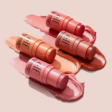 e.l.f. Monochromatic Multi Stick, Creamy, Lightweight, Versatile, Luxurious, Adds Shimmer, Easy To Use On The Go, Blends Effortlessly, Dazzling Peony 4.4g, 81346