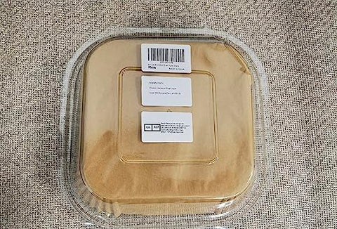 BYKITCHEN Air Fryer Parchment Paper Liner, 50PCS Square Air Fryer Liners Disposable, Greaseproof Paper, Compatible with COSORI, Ninja, Tefal, Russell Hobbs Fryers (Unbleached)