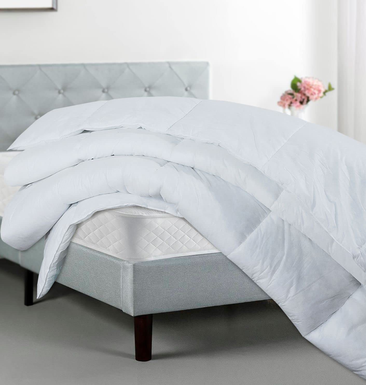 SleepyNights Double 10.5 Tog Duvet Quilt All Season Non Allergenic Hollowfibre – Polypropylene Cover
