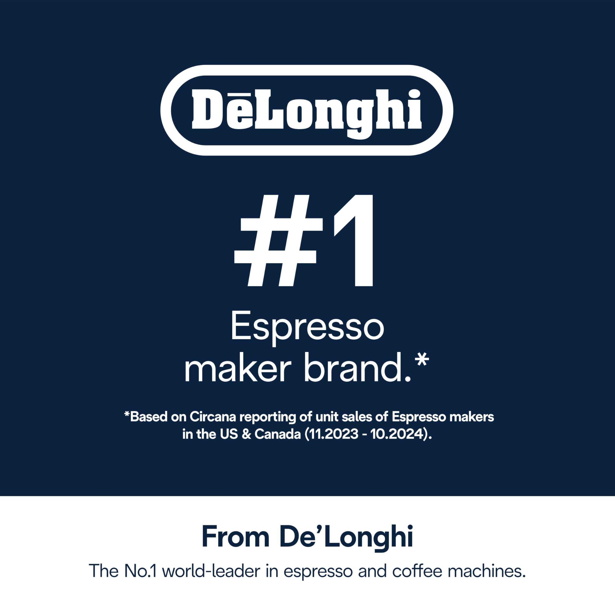 De'Longhi EcoDecalk Descaler DLSC500, 5 Decalcification Doses, Coffee Machine Descaler, Coffee Machine Maintenance Accessory, Plant-Based Ingredients, Bottle with 5 Doses, 500ml