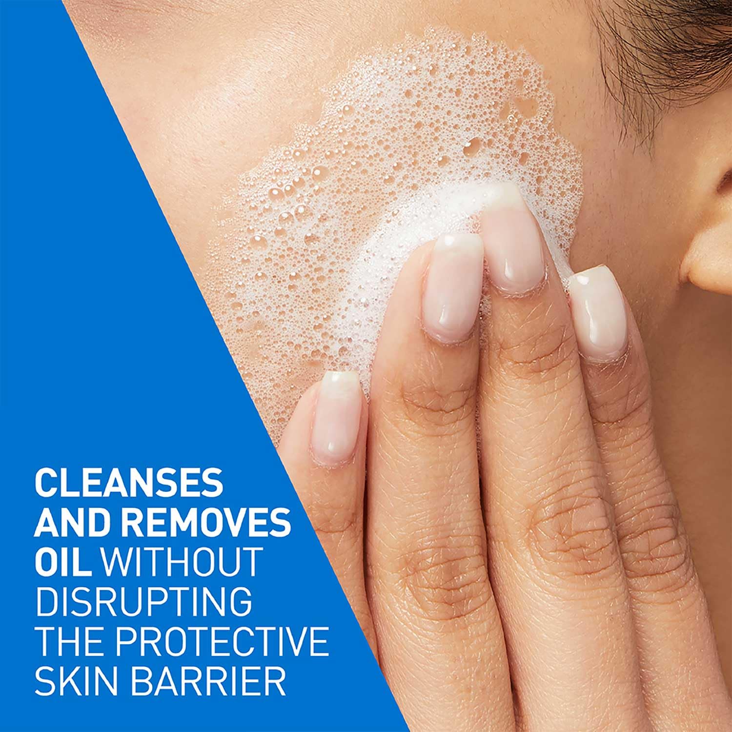 CeraVe Foaming Cleanser, Face & Body, With 3 essential ceramides, niacinamide & hyaluronic acid, For normal to oily skin, 236 ml/8 oz