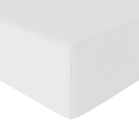 Amazon Basics Soft Microfibre Single Fitted Sheet, Deep Pocket 12 inch (30 cm), White