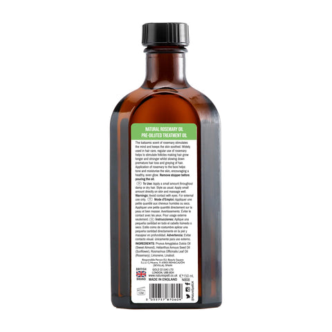 Nature Spell Rosemary Oil For Hair Growth, Pre-Diluted Hair & Scalp Oil Nourishes Dry, Damaged Hair, For Women & Men,150 ml