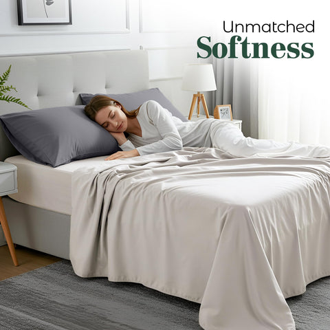 Utopia Bedding - Pillow Cases 4 Pack - Standard Size 50x75 cm - 100% Brushed Microfiber Pillowcases with Envelope Closure - Wrinkle, Fade, Stain Resistant Pillow Cases - Grey
