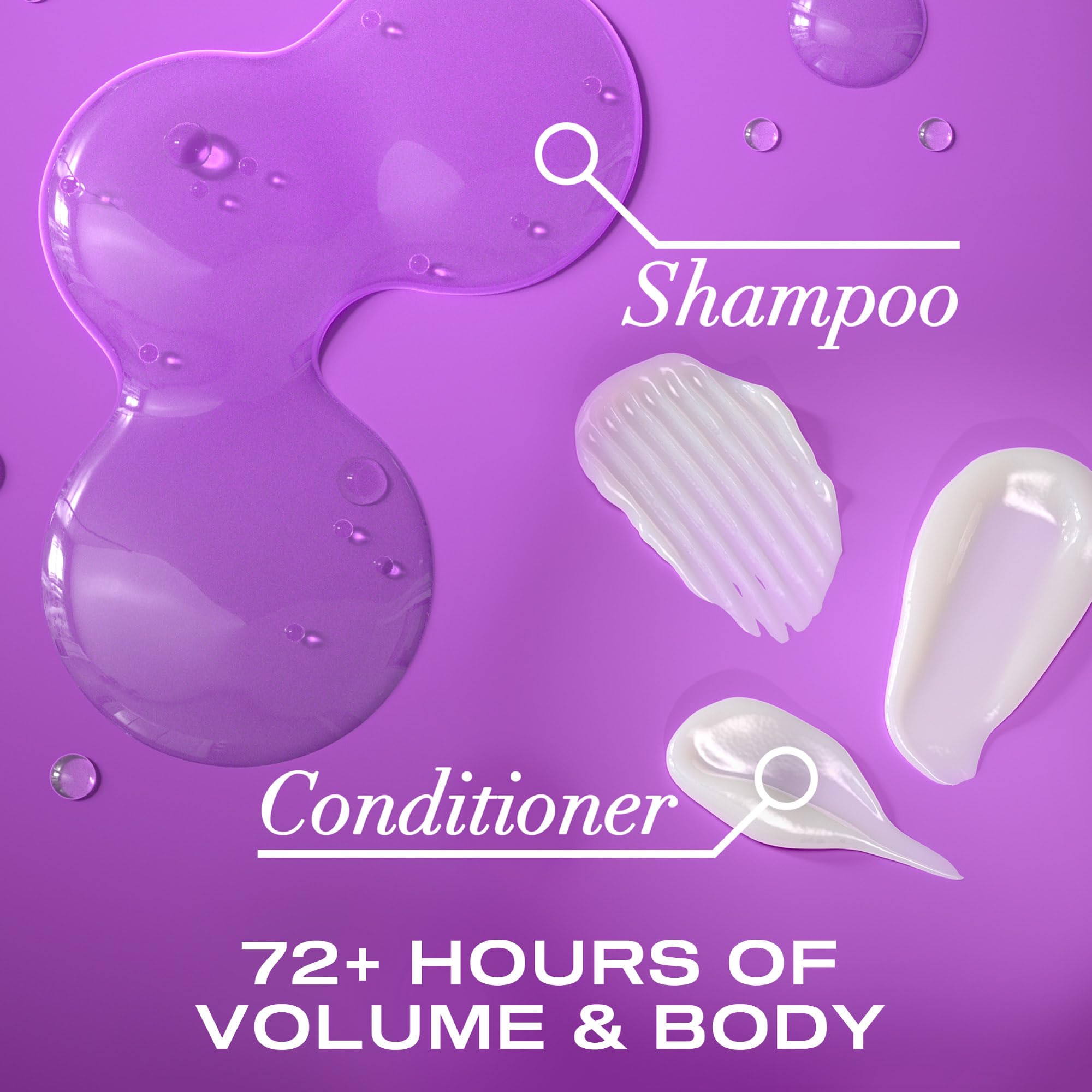 OGX Biotin and Collagen Volumising Hair Shampoo, Thick and Full, with Vitamin B7 Biotin, and Collagen, for Fine Hair, Sulfate Free Surfactants, 385ml