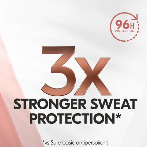 Sure Maximum Protection Clean Scent Anti-Perspirant Cream Women's Deodorant Stick with 3x stronger* sweat protection for 96 hour sweat and odour protection 45 ml