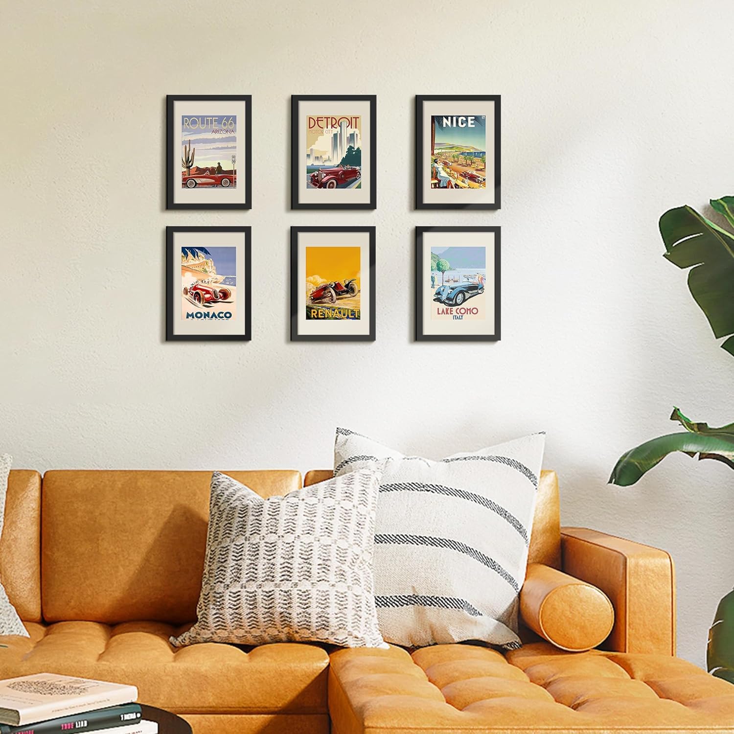 upsimples A3 Picture Frame, 3 Pack Black Photo Frame, Wall Hanging Picture 29.7 x 42cm
