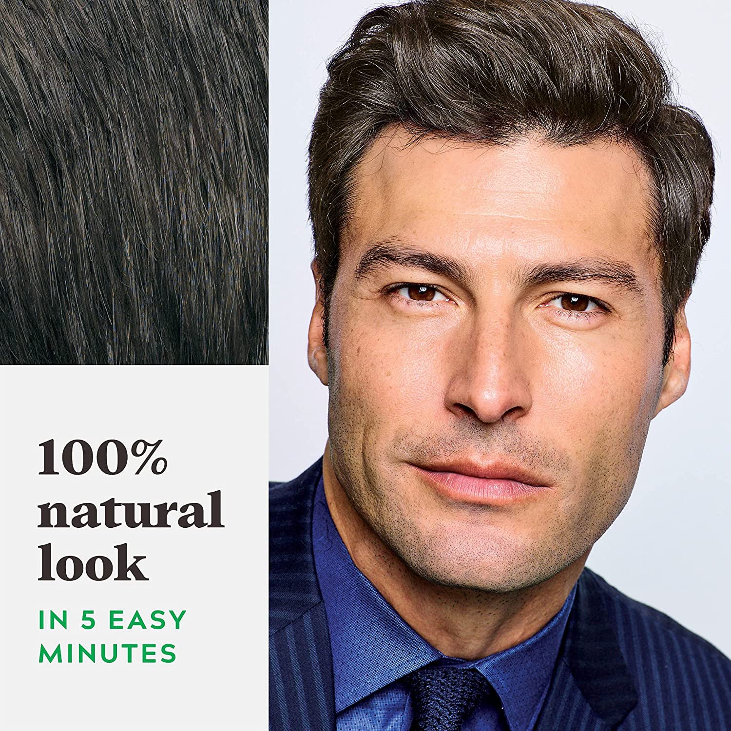 Just for men Original Formula Dark Brown Black Hair Dye, Restores Original Colour for a Natural Look � H45