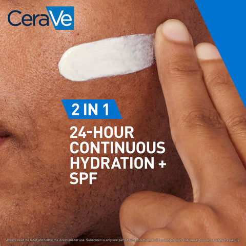 CeraVe AM Facial Moisturising Lotion SPF 50 Normal To Dry Skin 52ml With UV Protection And 3 Essential Ceramides