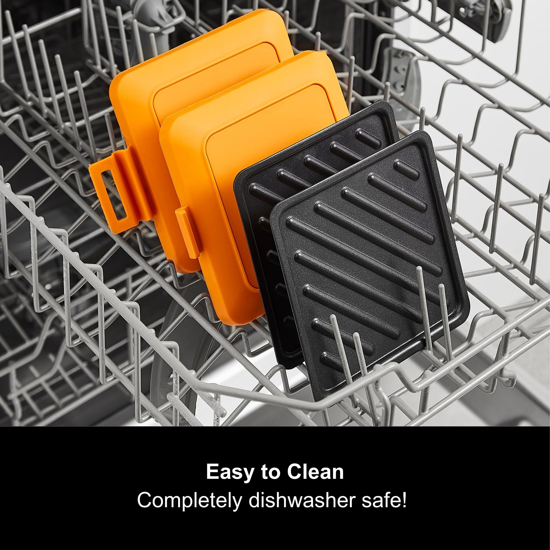 Morphy Richards Mico Microwave Toastie Sandwich Maker and Grill, Silicone Microwaveable Cookware, Non-stick Coating, Heatwave Technology, Compact, Dishwasher Safe, Quick/Easy Cooking, Orange, 511644