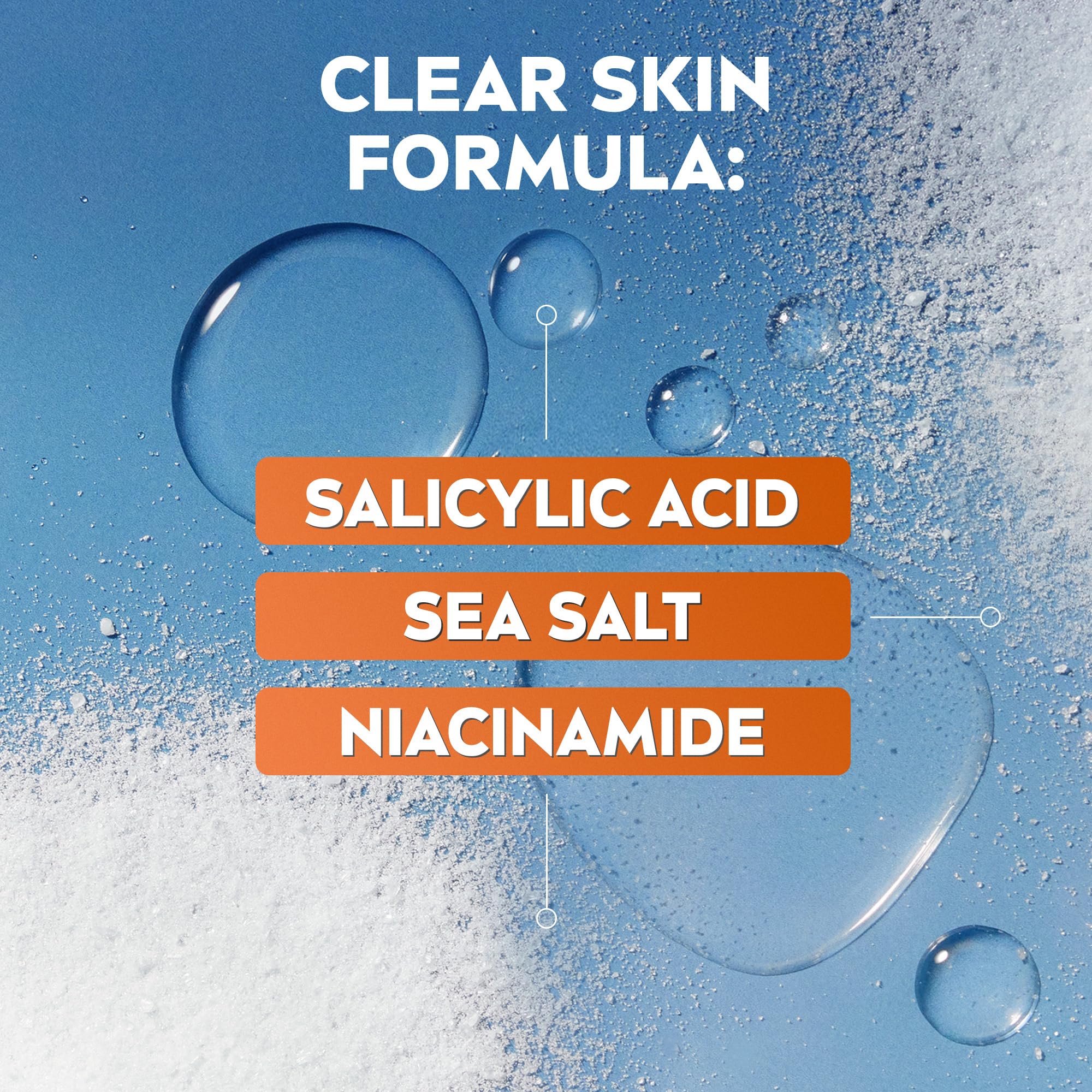 NIVEA Derma Skin Clear Wash Gel (150ml), Deep Cleansing Salicylic Acid Face Wash Enriched with Niacinamide to Cleanse Pores and Remove Impurities, For Blemish-Prone Skin