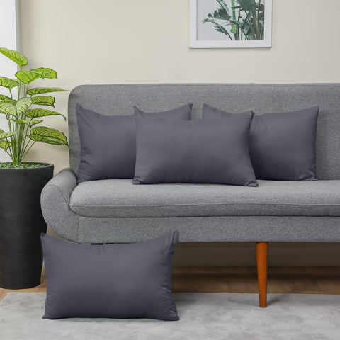 Utopia Bedding - Pillow Cases 4 Pack - Standard Size 50x75 cm - 100% Brushed Microfiber Pillowcases with Envelope Closure - Wrinkle, Fade, Stain Resistant Pillow Cases - Grey