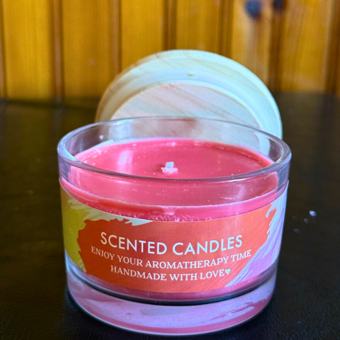 Mini Scented Soy Candle Set – Lavender, Rose & Vanilla (3-Pack) | Eco-Friendly | Clean Burn