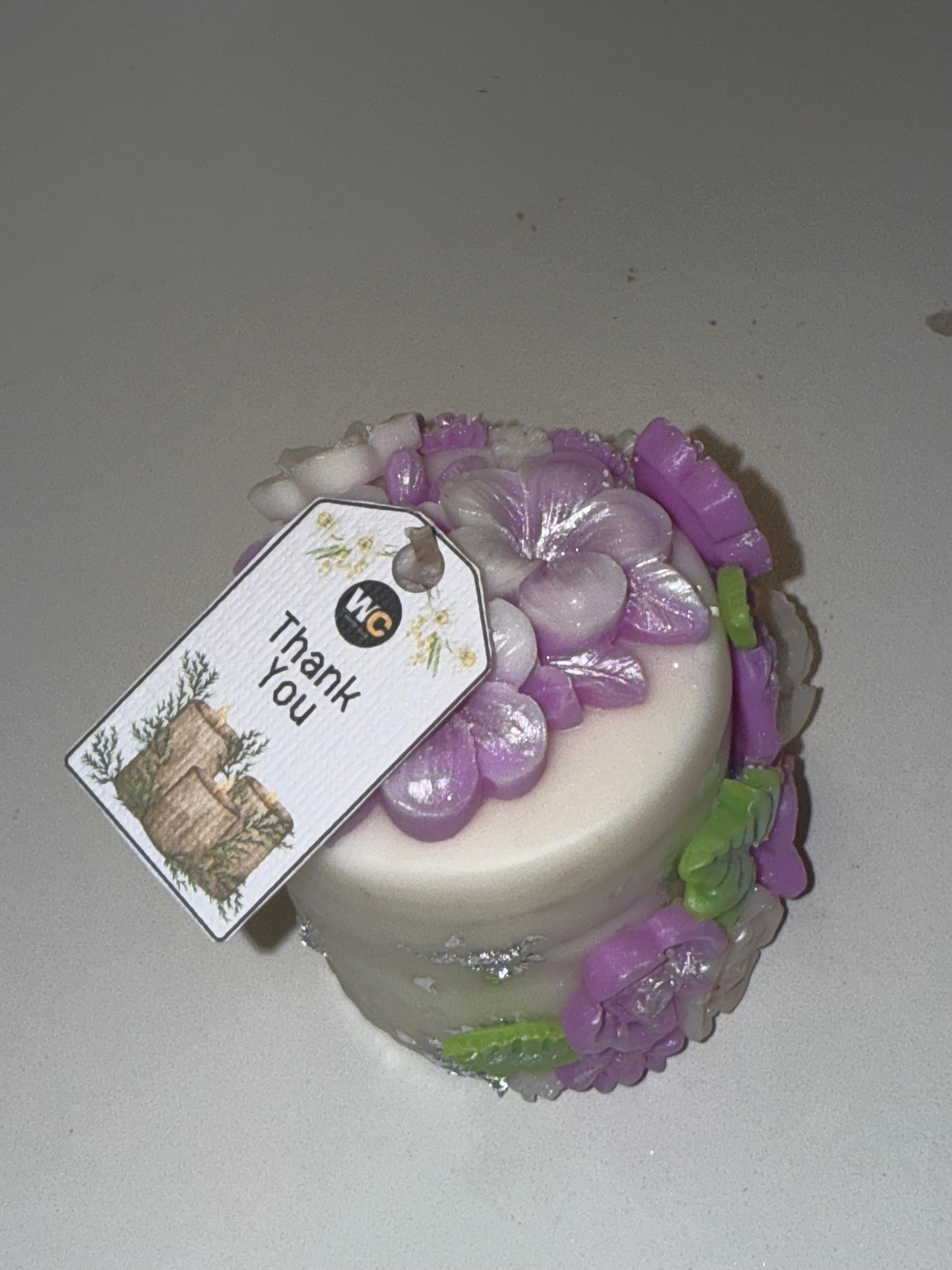 Floral Jasmine Soy Scented Candle – Wedding, Parties, Birthdays – Choose Colour