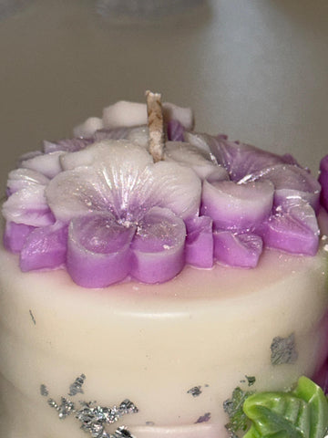 Floral Jasmine Soy Scented Candle – Wedding, Parties, Birthdays – Choose Colour