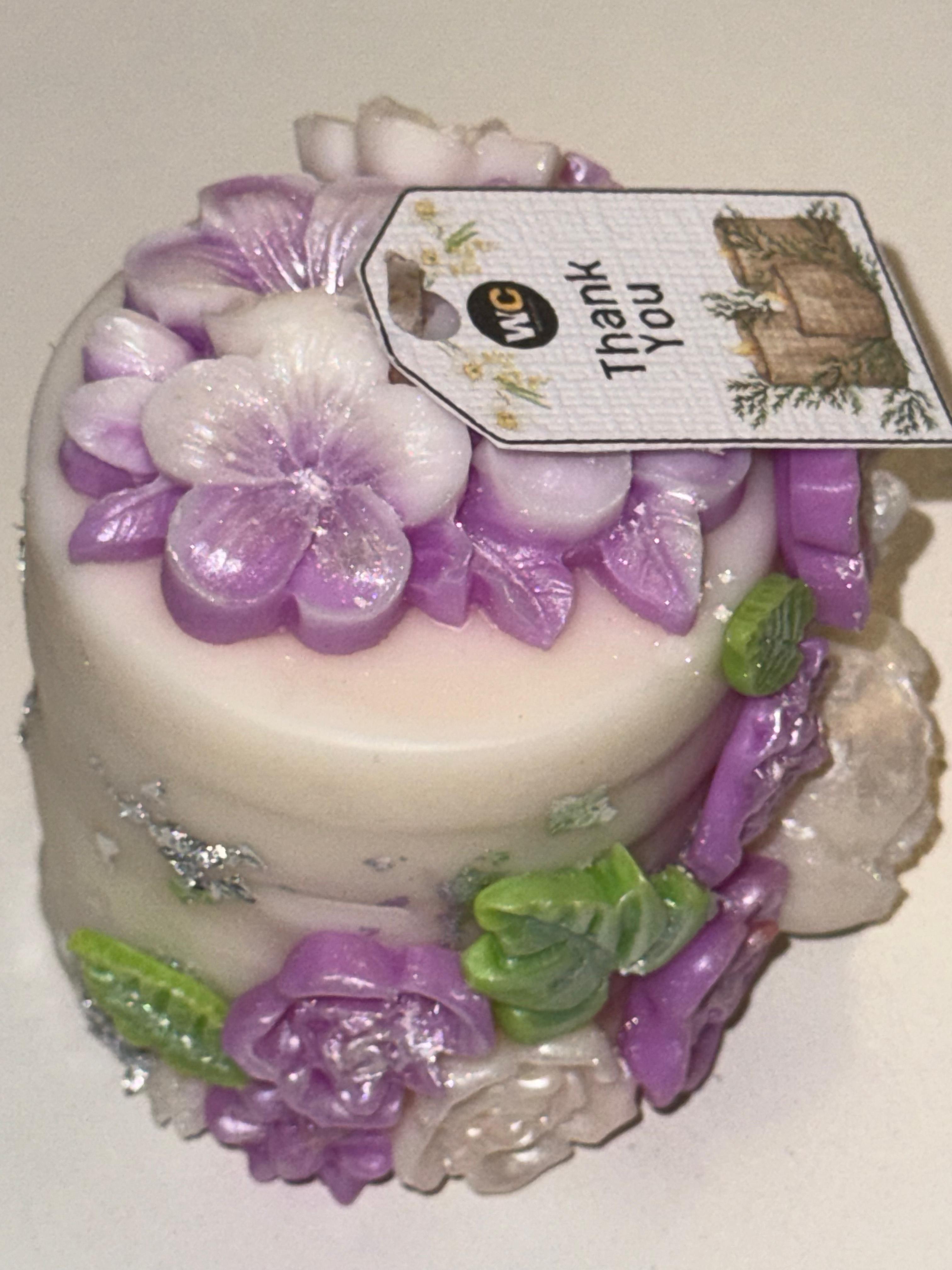 Floral Jasmine Soy Scented Candle – Wedding, Parties, Birthdays – Choose Colour