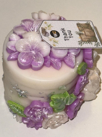 Floral Jasmine Soy Scented Candle – Wedding, Parties, Birthdays – Choose Colour
