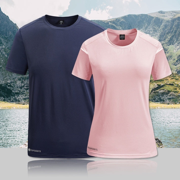 Quick-drying Crew Neck Loose Breathable Casual Sports Top