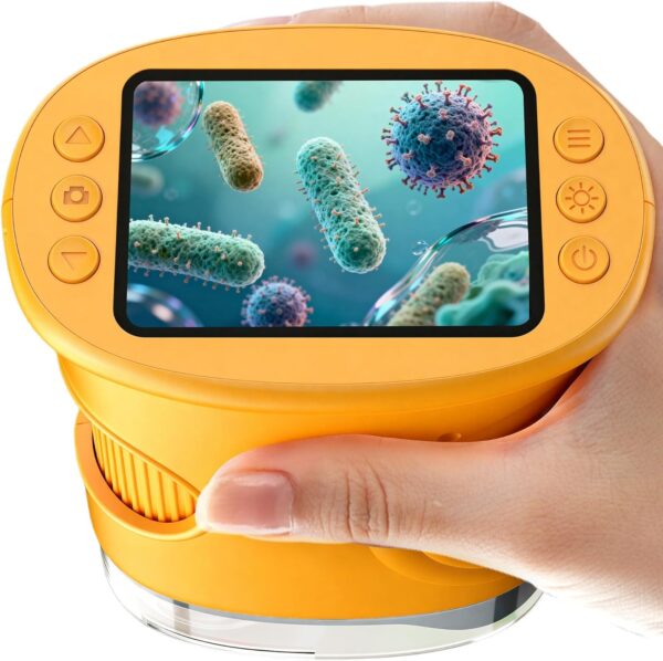 1000X Handheld Digital Microscope for Kids: Portable Miniscope with 2.0" IPS Screen - STEM Outdoor Toys for Age 4-12 - Birthday Gifts for Girls Boys - Science Gadget Edu Kits