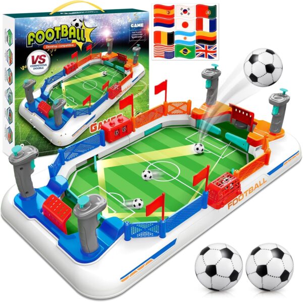Mini Pinball Machine Tabletop Football Game - Parent-Child Interactive Games & Christmas/Birthday/Family/Party Board Game for Kids Adults