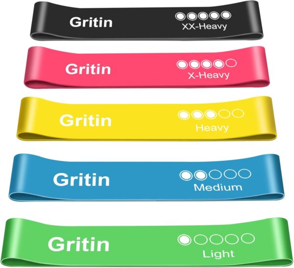 Gritin Resistance Bands – Set of 5
