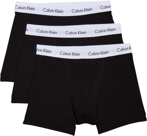 Calvin Klein Men’s Trunks with Logo Waistband – 3 Pack