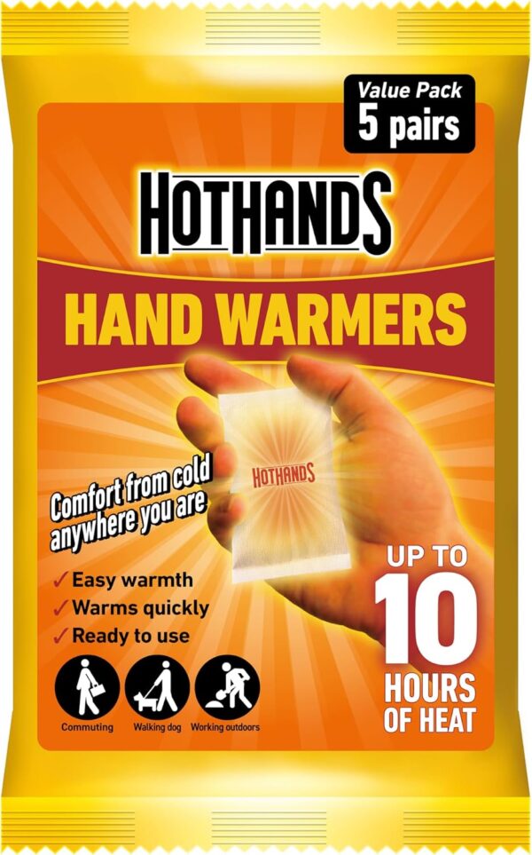 Hot Hands Hand Warmers – 5 Pairs